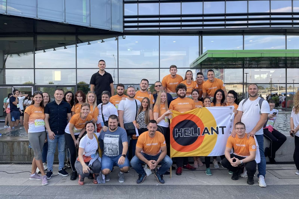 Exceptional results of Heliant employees at the largest sports and business race in the country